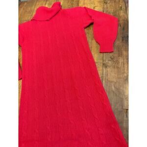 Sz S - Vintage Lambswool and Angora 80s Sweater Dress